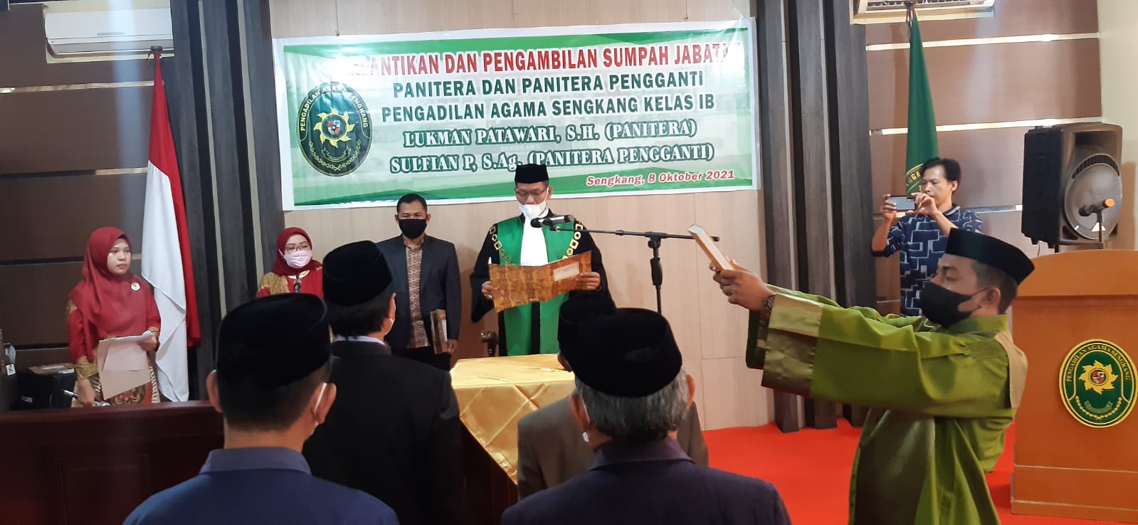 Pelantikan Panitera PP 1