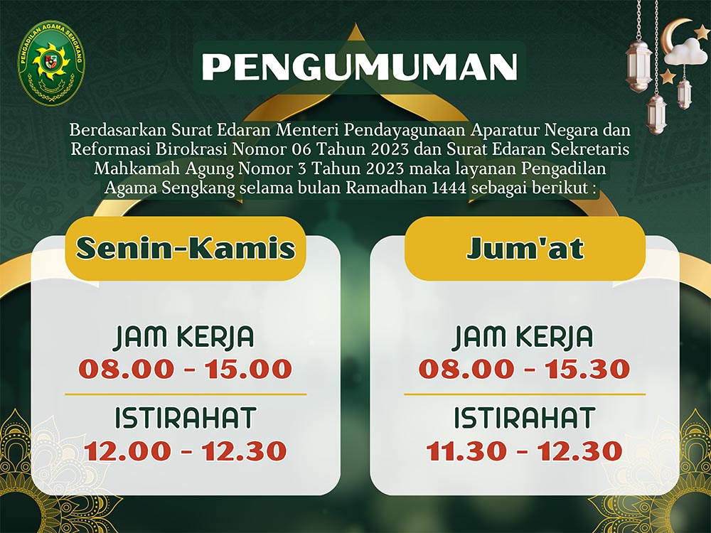 jam layanan ramadhan